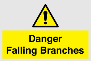 Danger Falling Branches